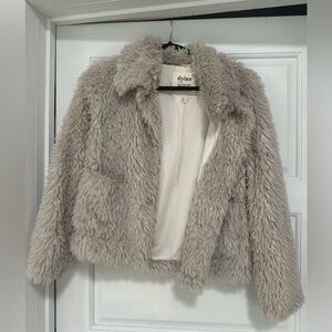 Dylan Women's Cream Teddy Jacket